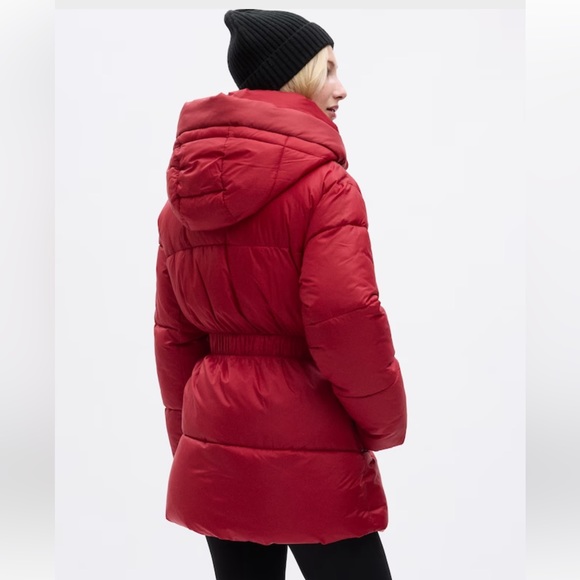 GAP Big Puff Cinched Jacket Puffer Coat - Picture 2 of 9